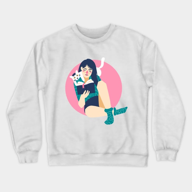 Keen reader Crewneck Sweatshirt by ughsketches